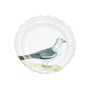 ASTIER DE VILLATTE John Derian Bird Deep Plate Stock Dove