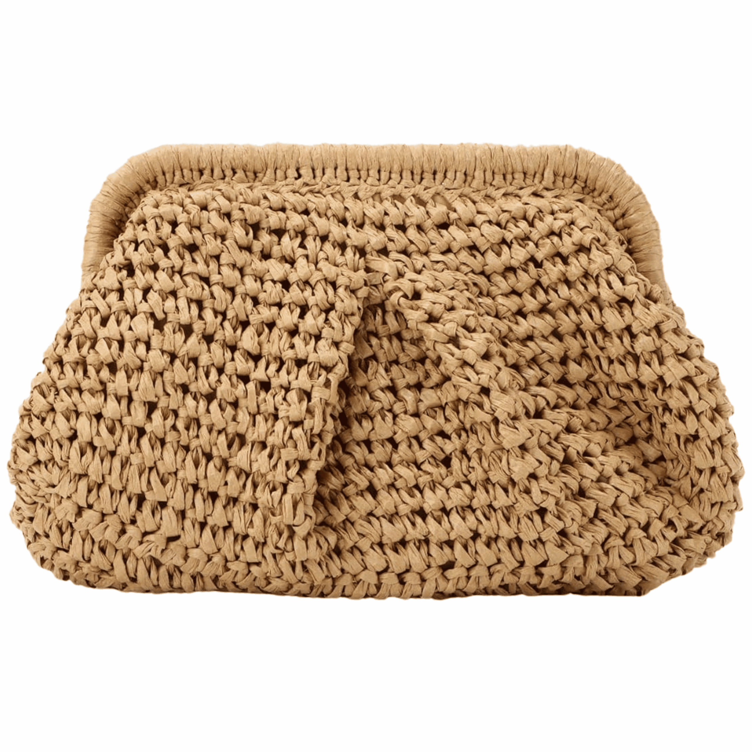 Amazon rattan clutch bag