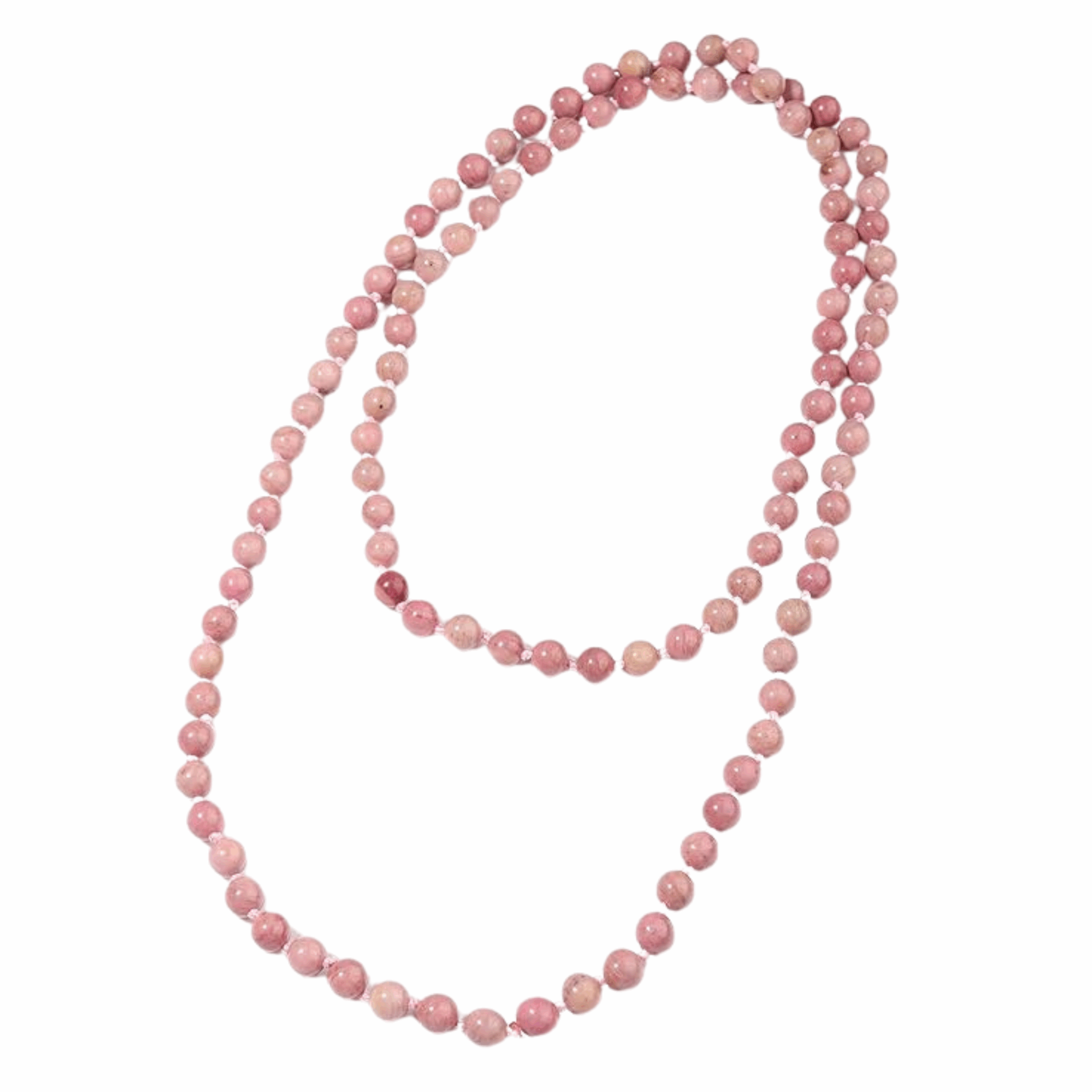 Pink beaded necklace