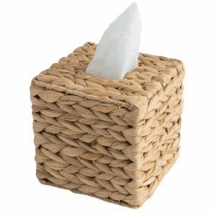 Woven rattan decorative tissue cover