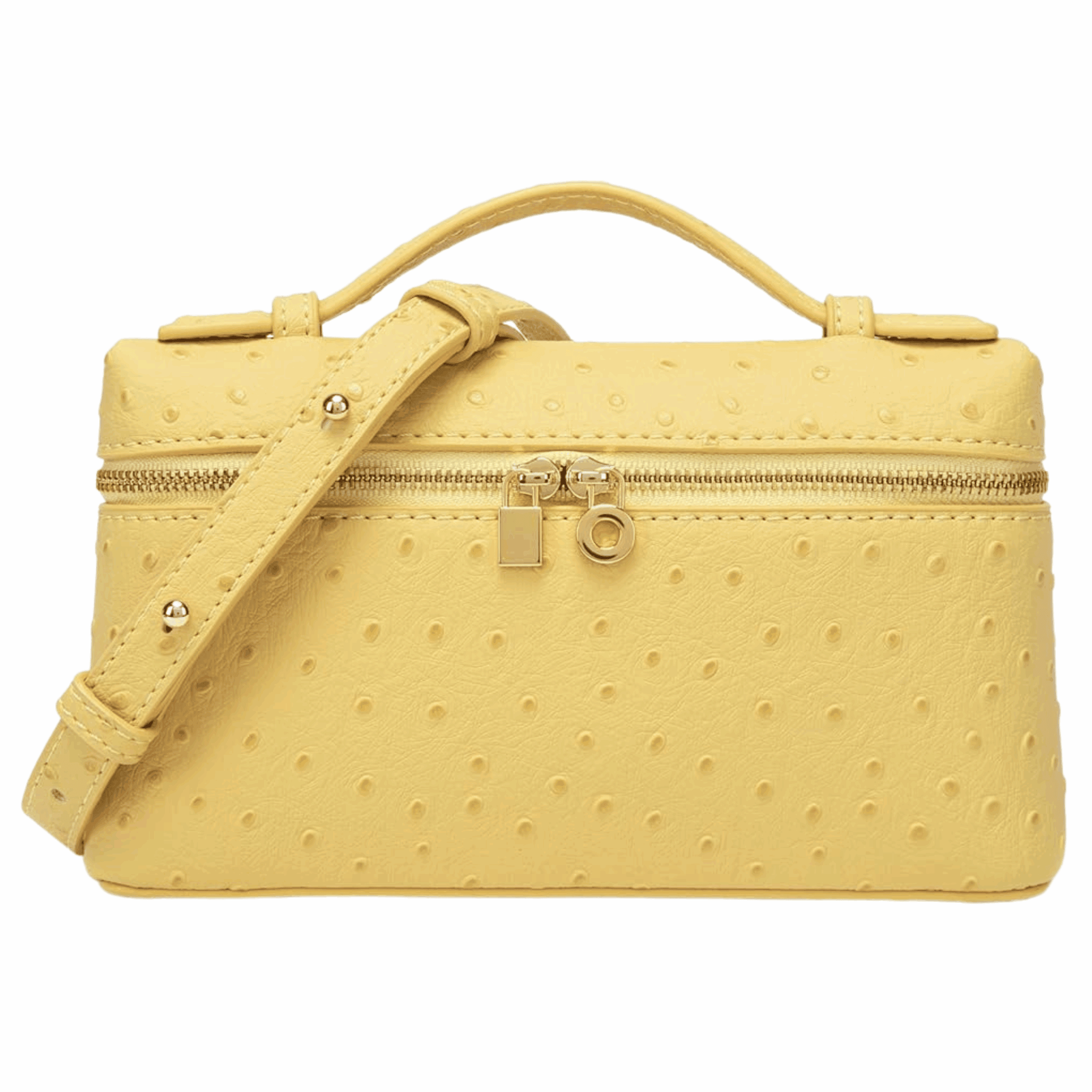 Small butter yellow bag
