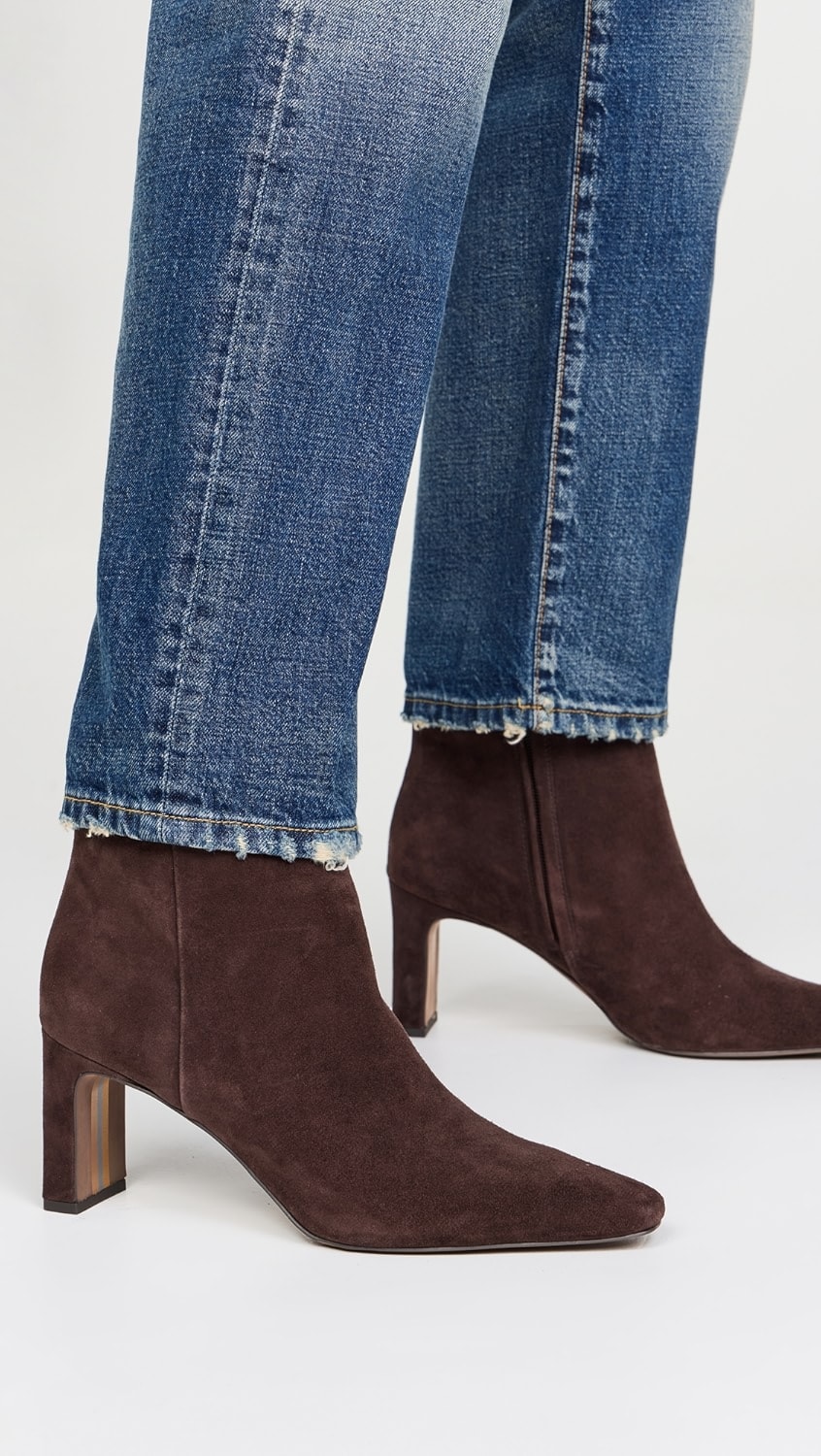 Sam Edelman Saige brown suede ankle boot